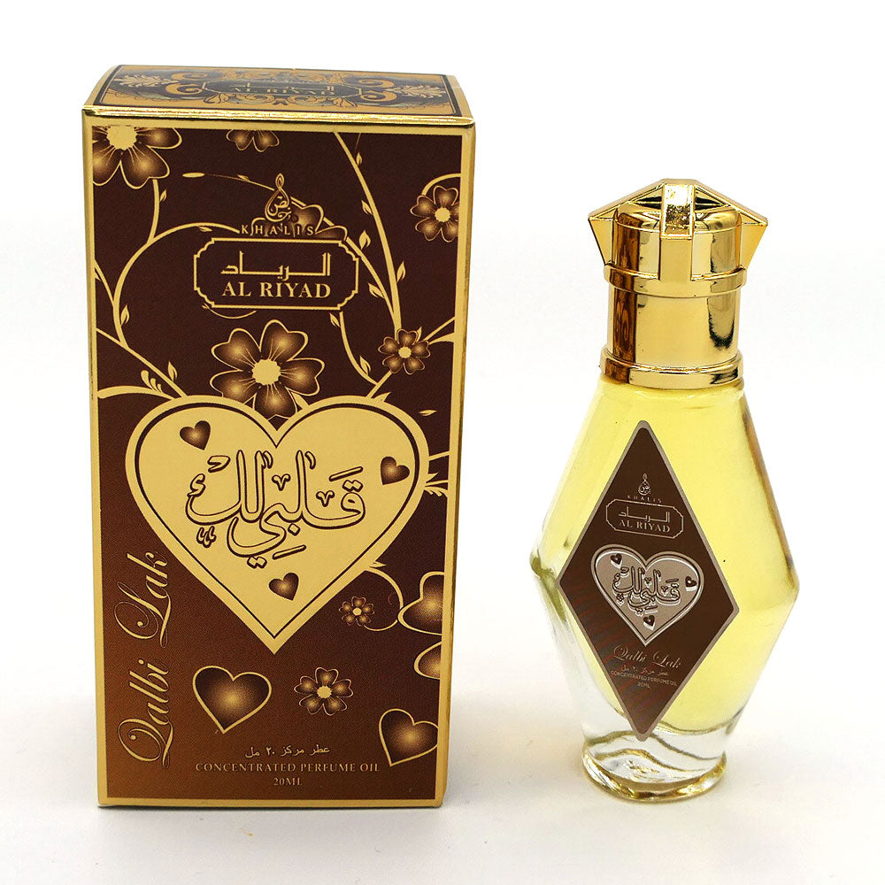 Arabian Attar a complicated oriental blend with Indian, Cambodian agarwood oil, Saffron, Ambergris, Cardamom and Musk.