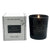 Leather Oud 7oz Glass Candle with Golden Lid