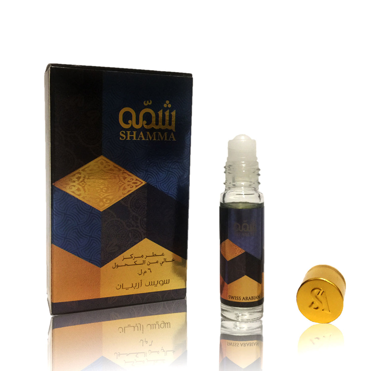 SHAMMA, Roll On Perfume Oil 6 mL (.2 oz) | Floral, Frutiy and Woody Notes